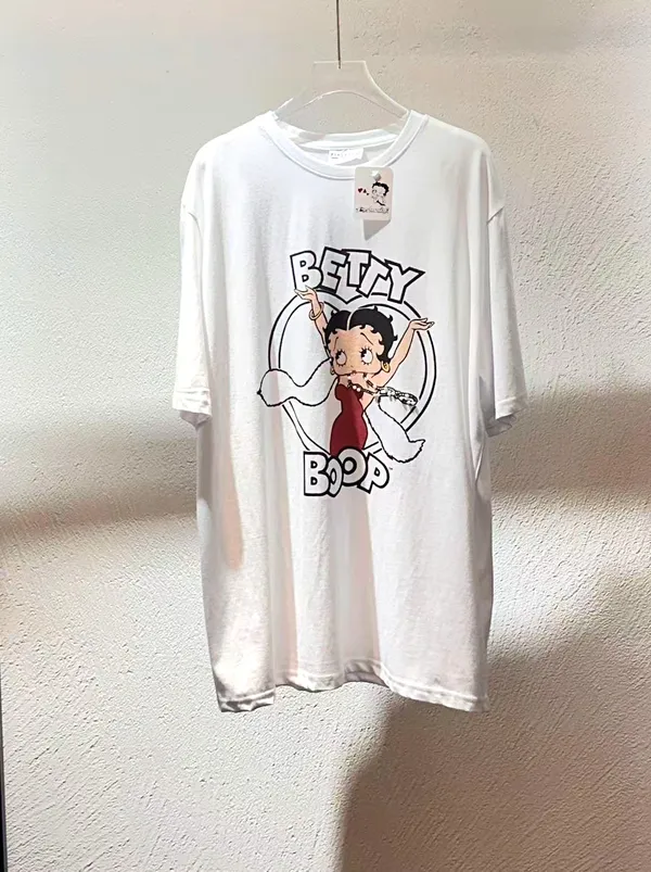 Cute Cartoon Printed T-Shirt - Comfortable and Versatile