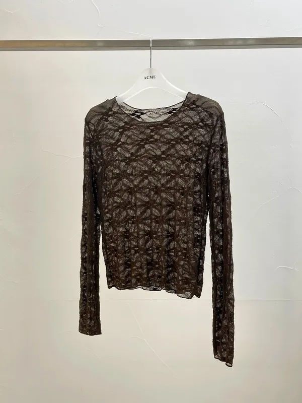 Sheer Lace Women's Top - Elegant and Fashionable