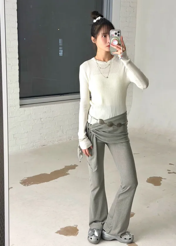 Stylish High-Waisted Wide-Leg Pants for Women - Comfortable Casual Look