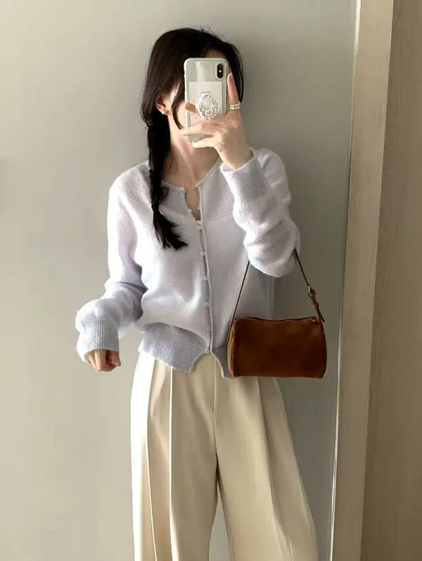 가벼운 여성용 카디건, 패셔너블하고 다재다능한
