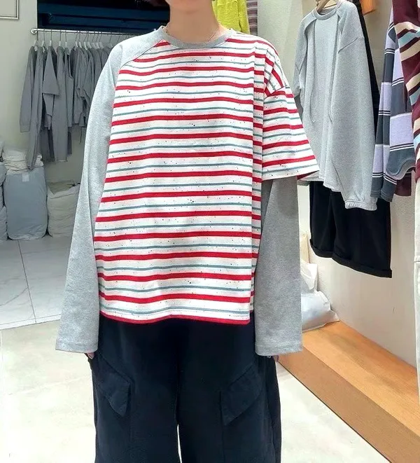 Fashion Striped Women's Top, Comfortable Casual Style