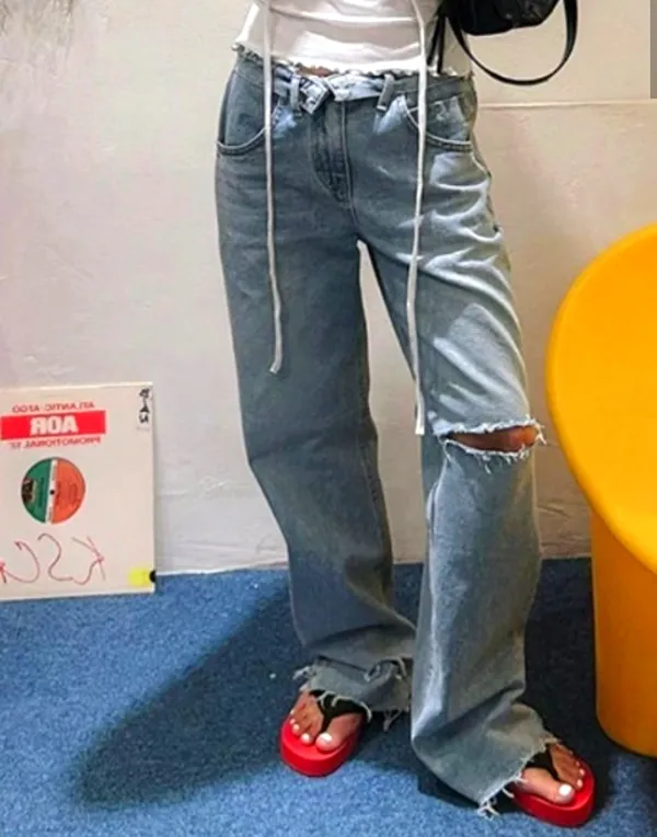 Fashionable Ripped Jeans for a Comfortable Casual Look