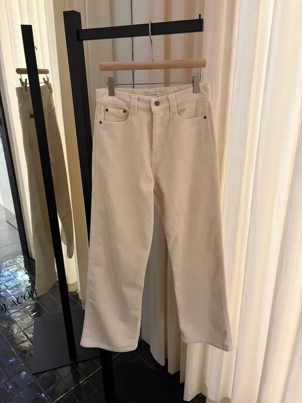 Stylish and Comfortable Women's Corduroy Washed Pants