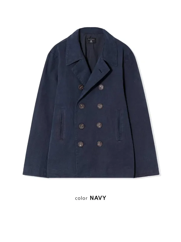 Classic Double-Breasted Men's Jacket - Fashionable and Versatile