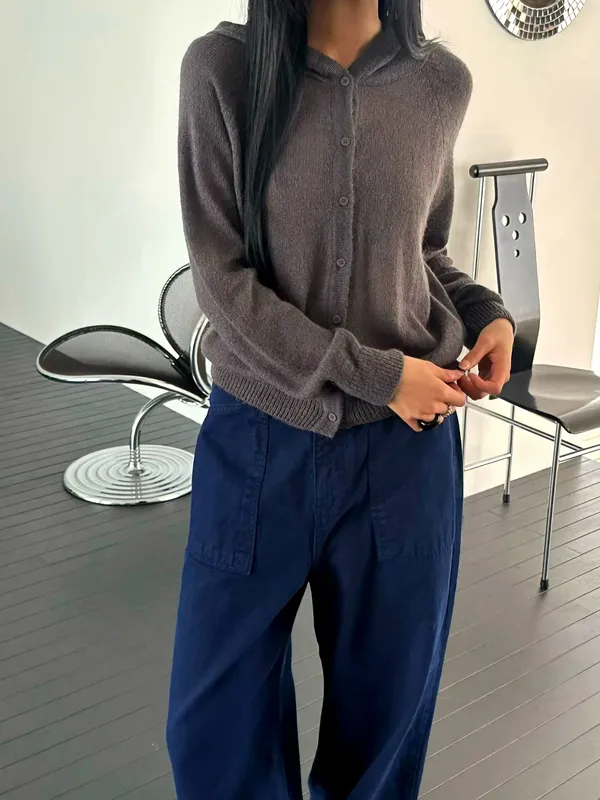 เสื้อคาร์ดิแกนผู้หญิงที่อบอุ่นและสบาย สวมใส่ได้หลากหลาย
