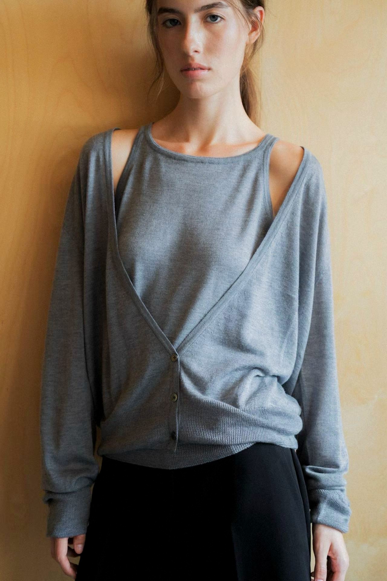 패셔너블 캐주얼 여성 가디건, 편안하고 통기성이 뛰어난 완벽한 조화