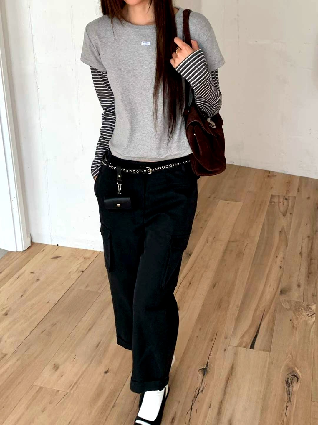 패셔너블 캐주얼 여성 바지 - 다재다능한 블랙 디자인
