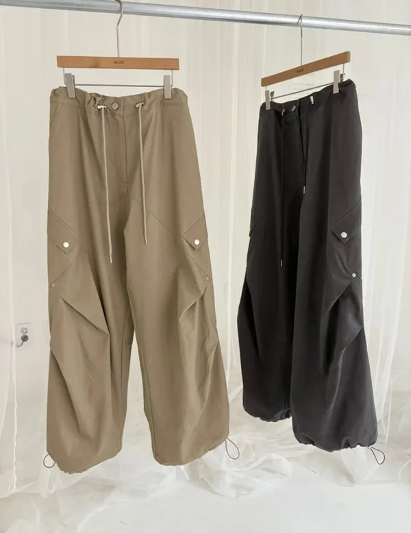 Loose Fit Casual Multi-Pocket Trousers, Fashionable and Versatile
