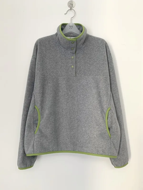 Stylish Casual Gray Zipper Hoodie - Comfort and Warmth