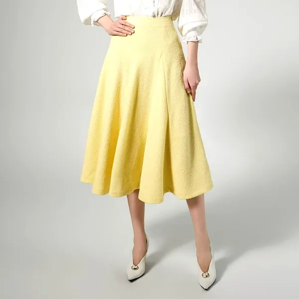 Elegant Yellow Dress to Showcase Your Charming Curves - New Arrival