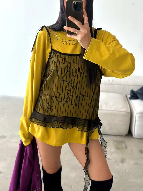 Fashionable Sheer Camisole, Show Your Unique Charm
