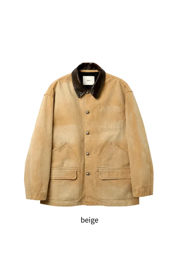 Stylish Casual Men's Top in Classic Camel Color