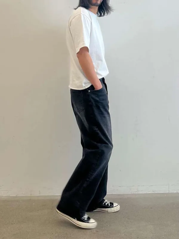 Minimalist Style Solid Color Short Sleeve T-Shirt