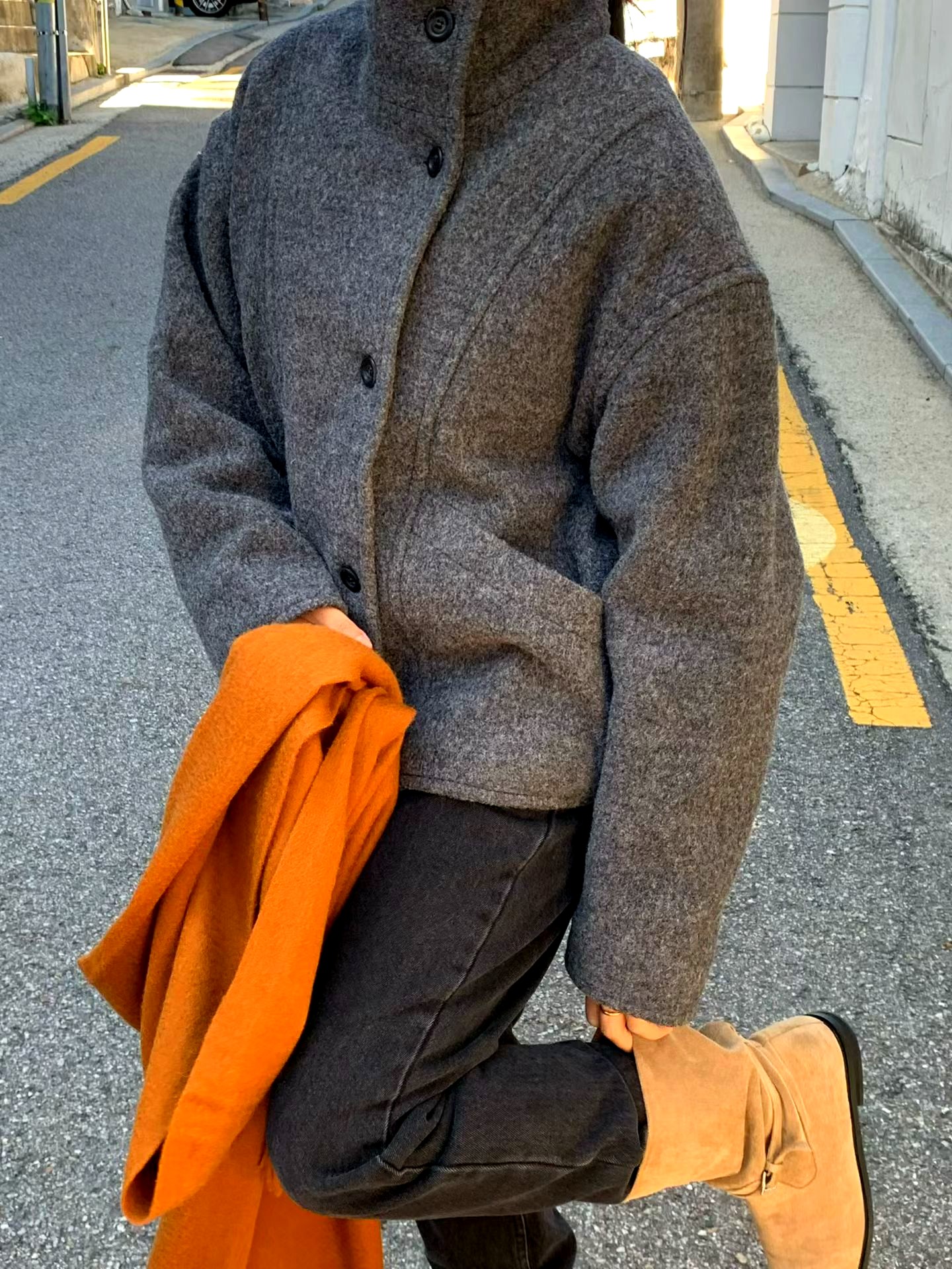 스타일리시한 여성용 재킷 - 따뜻하고 편안한, 가을과 겨울 필수 아이템