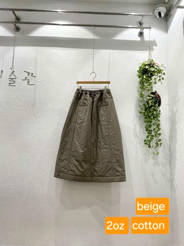 Lightweight and Comfortable Cotton Skirt, Fashionable and Versatile