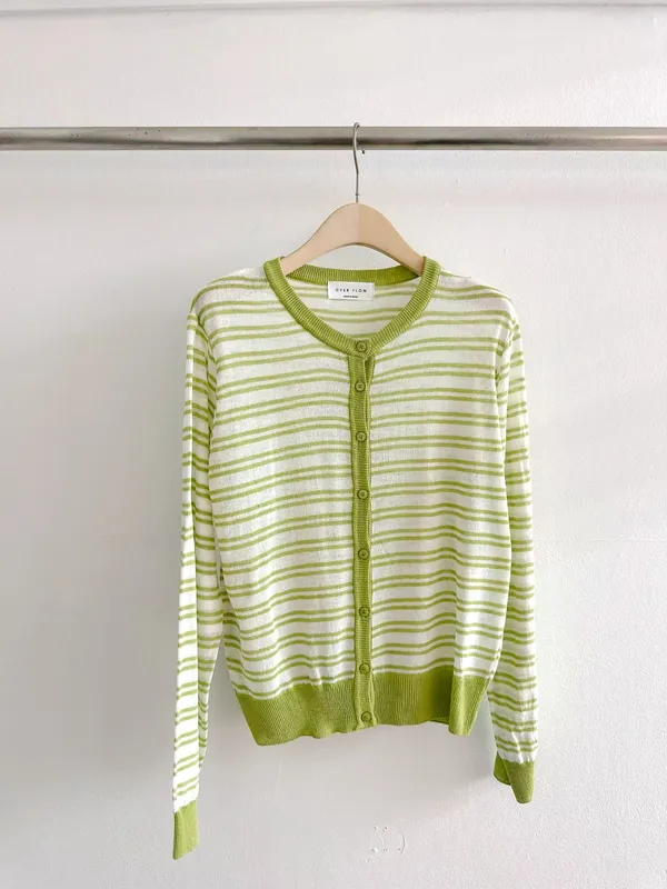 Fresh Striped Women's Top, Comfortable and Breathable
