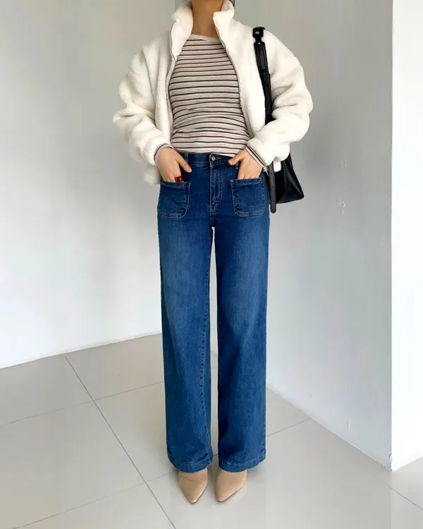 Seluar Denim Longgar Bergaya, Selesa dan Serbaguna untuk Gaya Santai yang Mudah