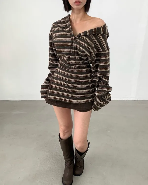 Fashion Striped Women's Top - Comfortable Casual Style