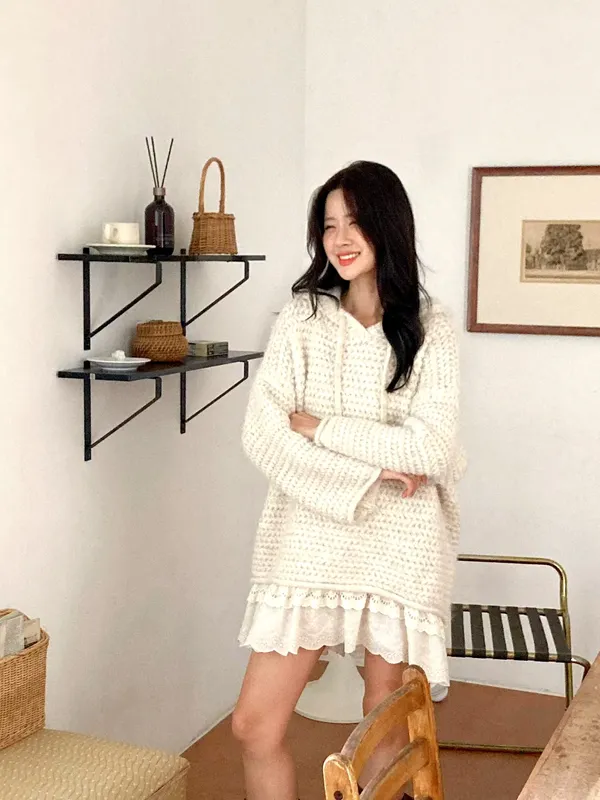 Elegant Lace Trim Women's Dress, Lightweight and Comfortable