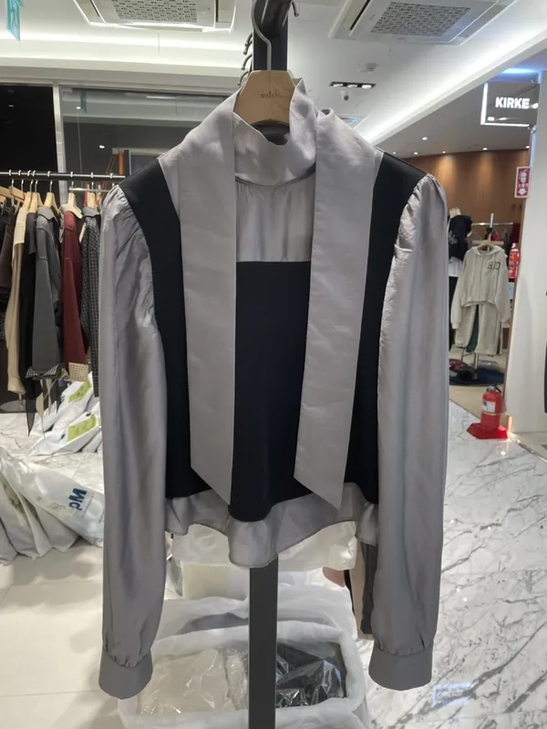 Stylish Patchwork Design Shirt, Elegant and Versatile