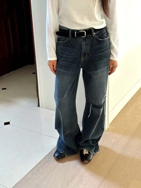 Fashionable Loose Denim Pants, Comfortable and Versatile, Showcase Your Unique Style