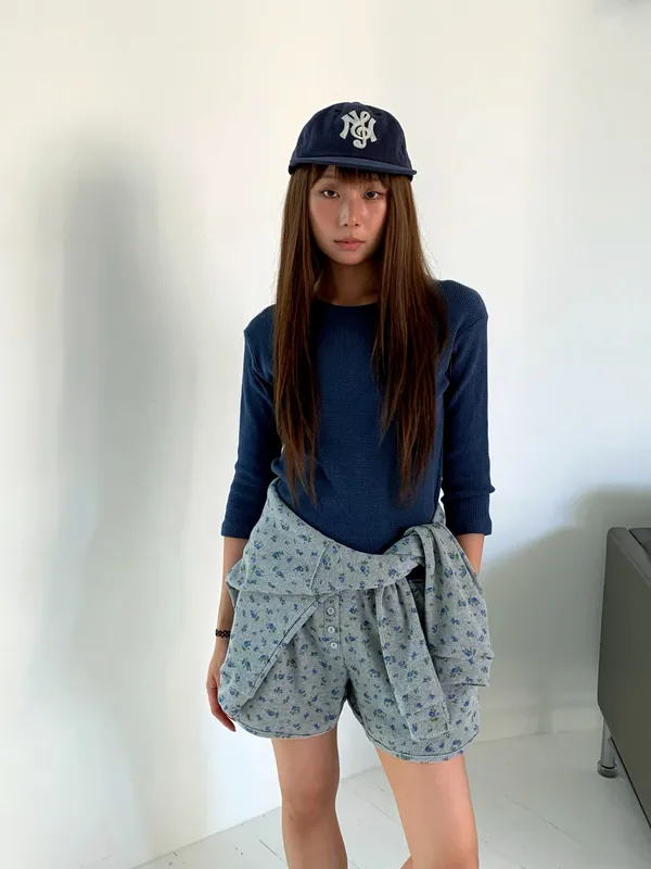 Fresh Floral Women's Top, Comfortable Casual Style