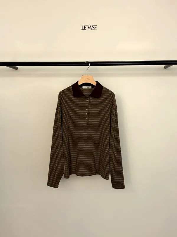 Stylish Striped Long Sleeve Shirt for Casual Elegance