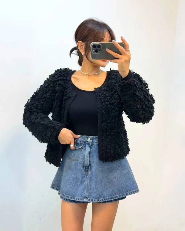 Áo khoác nữ thời trang, mềm mại và thoải mái, phong cách đa năng