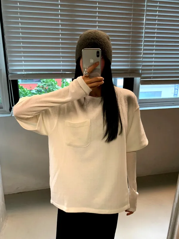T-Shirt Lengan Pendek Longgar Gaya Minimalis, Selesa dan Serbaguna
