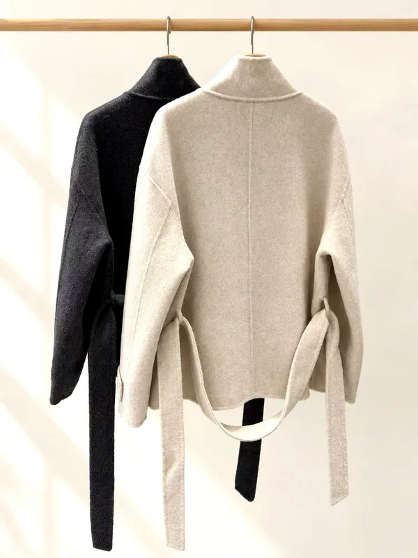 เสื้อโค้ทผู้หญิงสไตล์ทันสมัย เรียบง่าย สบายอุ่น สวมใส่ได้หลากหลาย