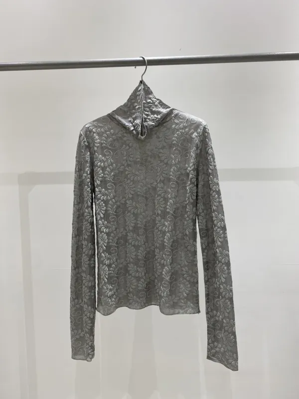 Elegant Lace Long Sleeve Women's Top, Showcasing Unique Charm