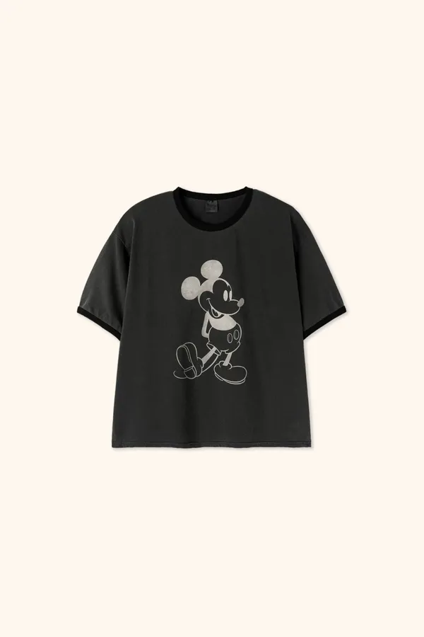 Disney Mickey Pattern Men's T-Shirt - Comfortable and Casual Style