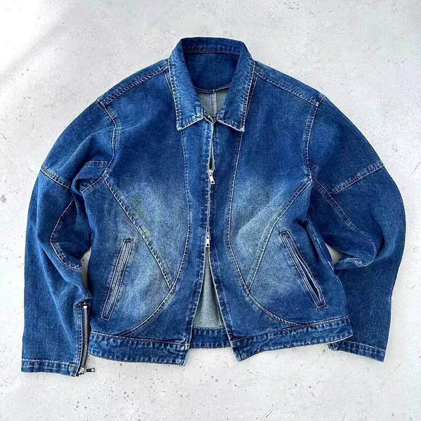 Jaket Denim Bergaya untuk Lelaki - Pakaian Luar Kasual yang Sempurna