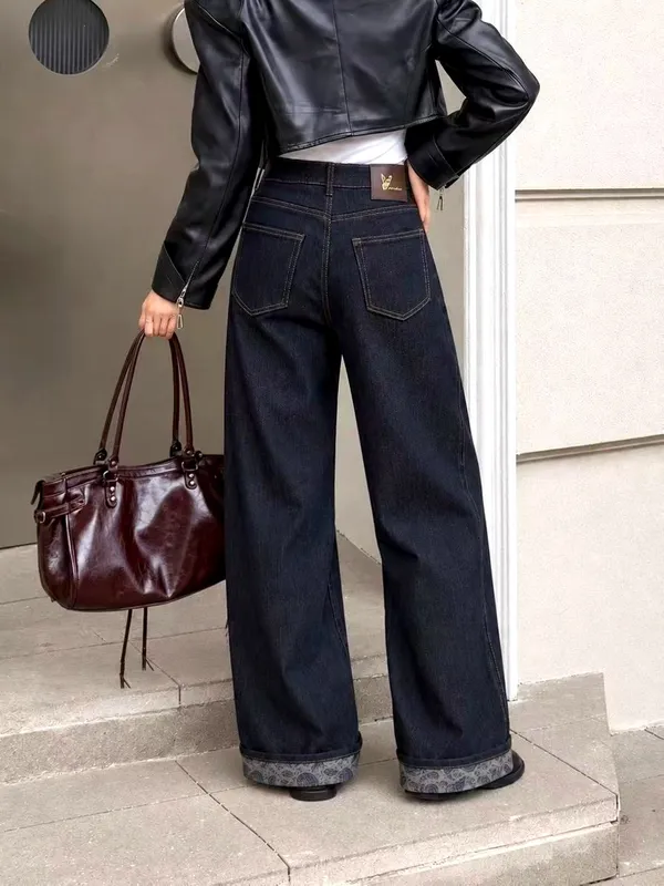 Trendy Loose Women's Denim Jeans, Comfortable and Versatile