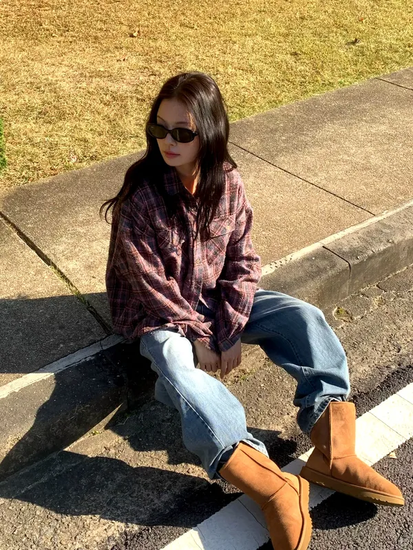 Stylish Casual Plaid Shirt - Effortlessly Matches Various Styles