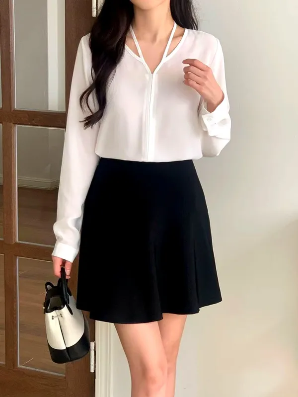 优雅气质女装上衣，轻盈透气设计