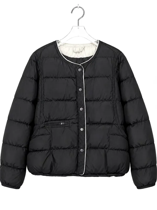 時尚保暖女裝羽絨服，輕盈舒適，完美搭配冬季穿搭