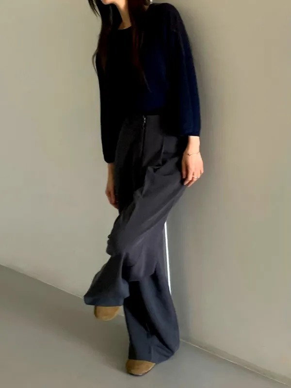 Seluar Longgar Pinggang Tinggi Bergaya untuk Wanita - Keperluan untuk Pesona Elegan