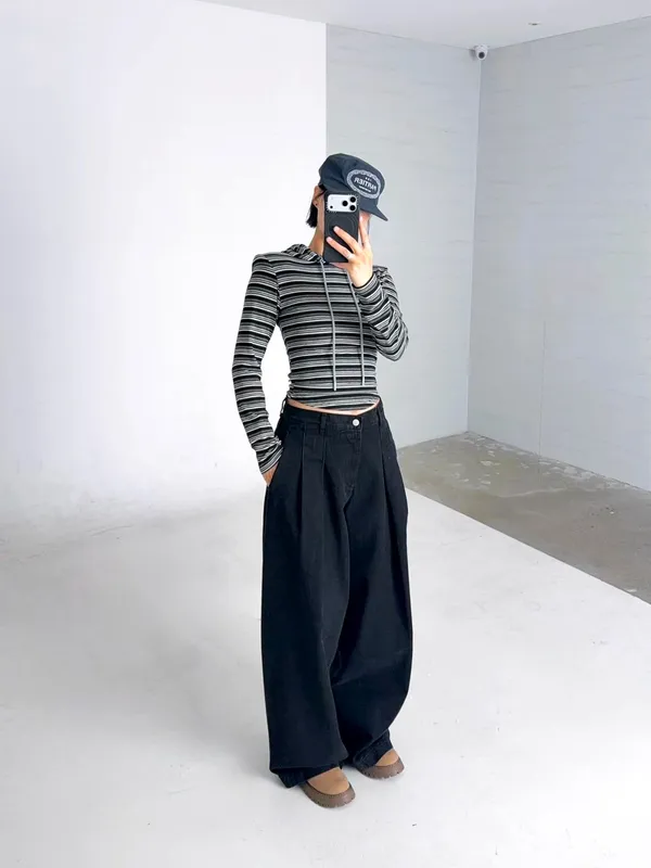 Fashionable Striped Women's Top, Comfortable and Casual Style