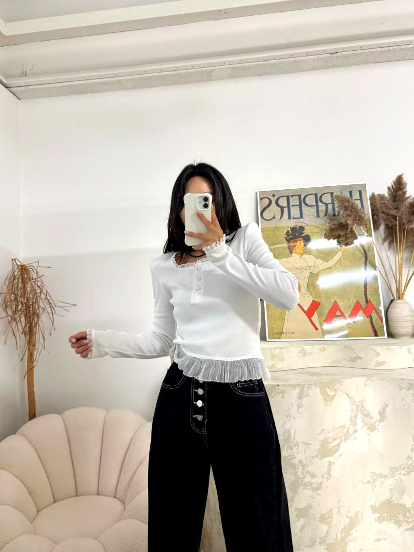 패셔너블한 다용도 여성용 상의, 가벼운 착용감과 편안함, 완벽한 조화