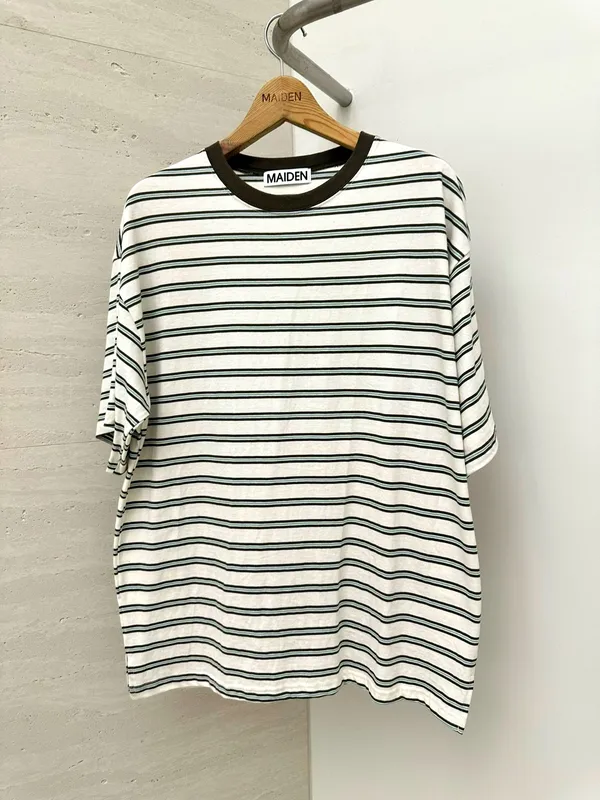 MAIDEN Men's Striped Top - Comfortable Casual Style