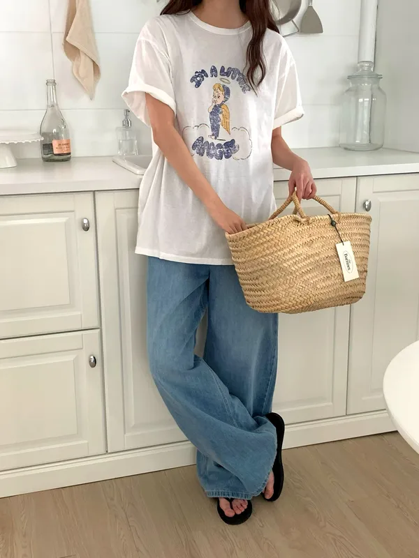 Comfortable Casual Printed T-Shirt, Versatile Women's Top