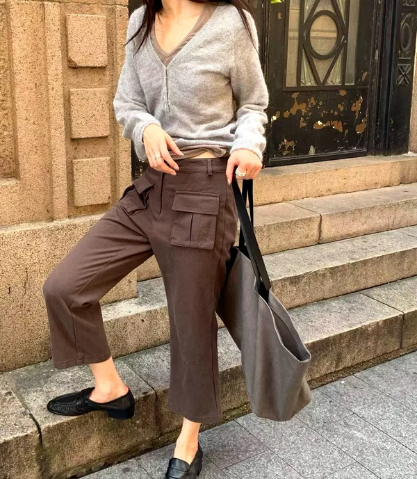 Stylish Casual Women's Pants, Comfortable and Versatile for Spring and Autumn