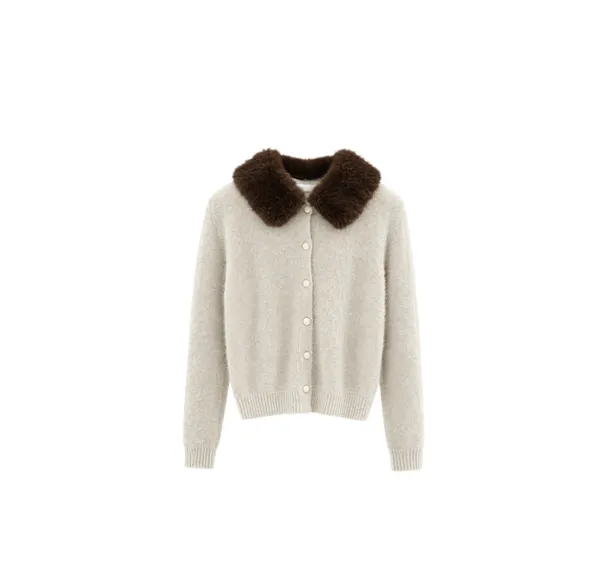 Cozy Plush Lapel Cardigan Jacket - Warm, Comfortable, and Stylish