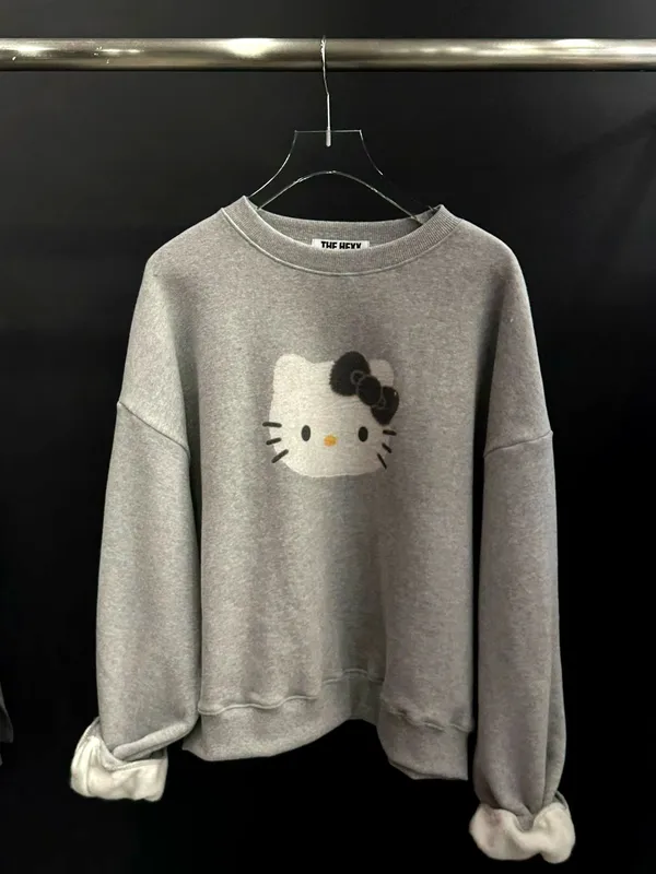 Cute Cartoon Hello Kitty Hoodie, Comfortable and Versatile