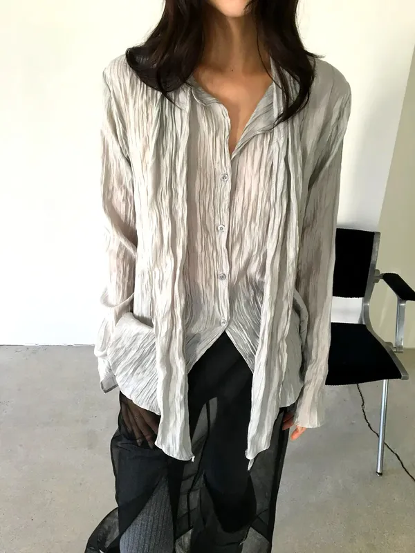 Lightweight Wrinkle Shirt - Effortlessly Elegant
