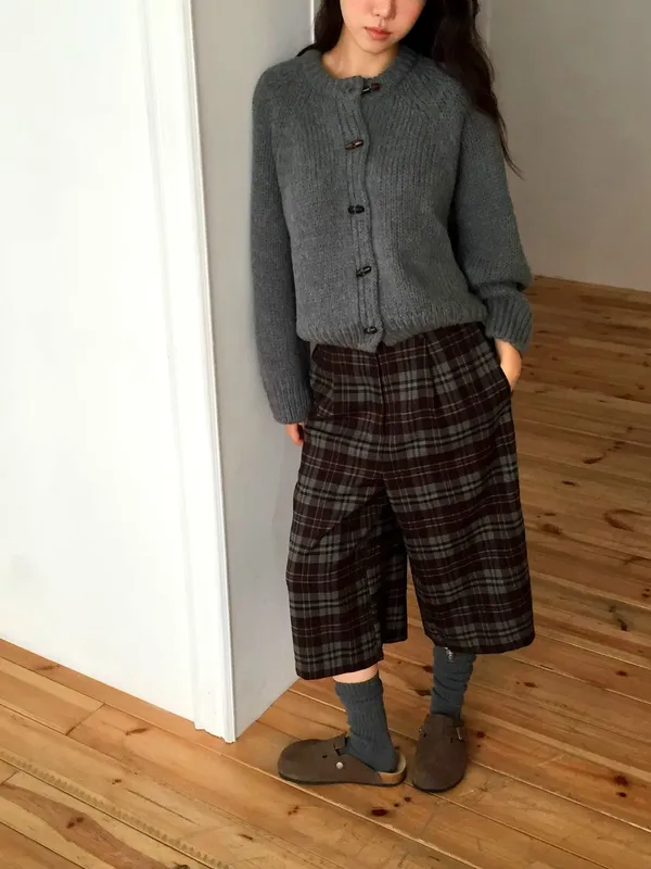 Plaid Loose Women's Pants, Comfortable and Stylish