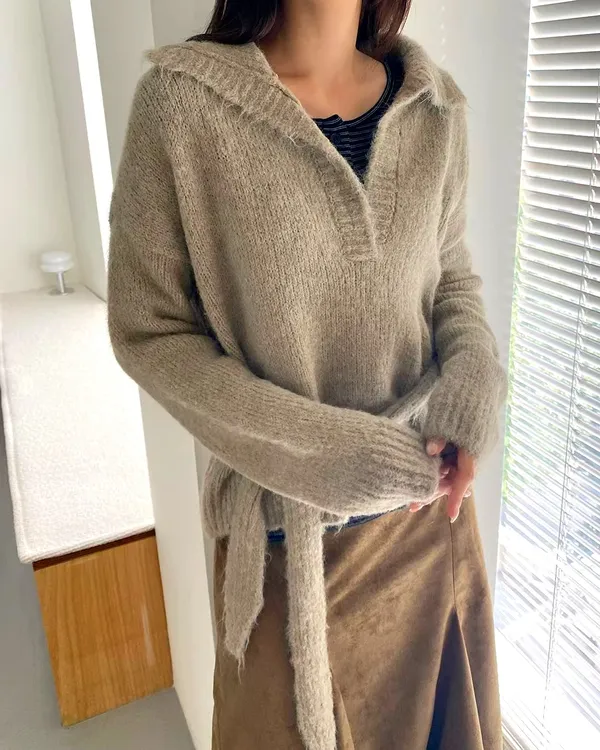 溫暖舒適的女裝毛衣，時尚休閒風
