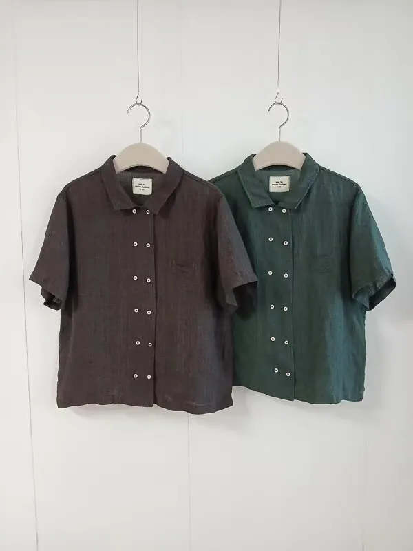 Fresh and Casual Short-Sleeve Shirt for Summer Outfits