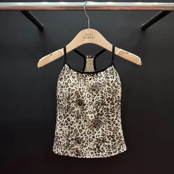 Fashionable Leopard Print Cami Top, Lightweight and Breathable, a Summer Essential
